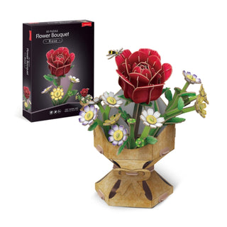 Cover image for 5056015087265 - Rose Flower Bouquet 3D Puzzle