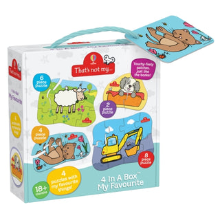 Cover image for 5056015087555 - That's Not My…..4 In 1 Puzzle My Favourites