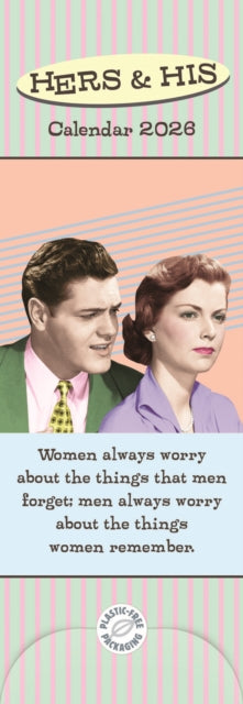 Cover image for 5056308207066 - Hers His Planner Slim Calendar 2026