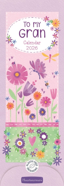 Cover image for 5056308207110 - To My Gran Slim Calendar 2026