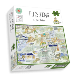 Cover image for 5056318130811 - Tim Bulmer's Fishing Jigsaw 1000 Piece Puzzle