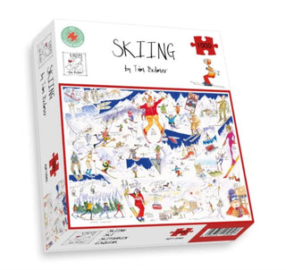 Supplemental image for 5056318130828 - Tim Bulmer's Skiing Jigsaw 1000 Piece Puzzle