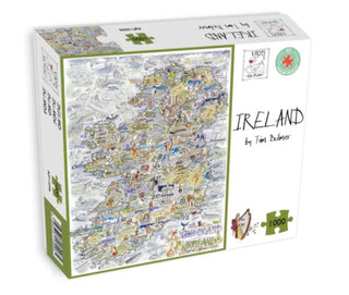 Supplemental image for 5056318130965 - Map of Ireland Jigsaw 1000 Piece Puzzle