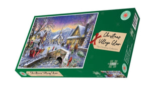 Cover image for 5056318133324 - Christmas Village Glow 1000 Piece Puzzle