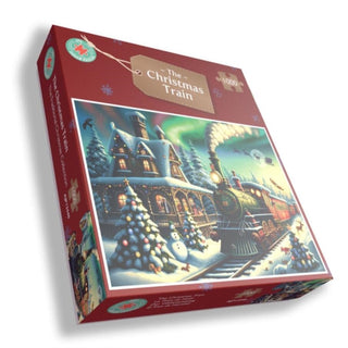 Cover image for 5056318134406 - The Christmas Train 1000 Piece Puzzle