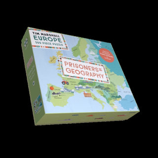 Cover image for 5056318135427 - Prisoners of Geography Europe Map 500 Piece Jigsaw Puzzle