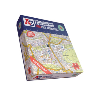Cover image for 5056318135557 - A-Z Map of Edinburgh 1000 Piece Jigsaw