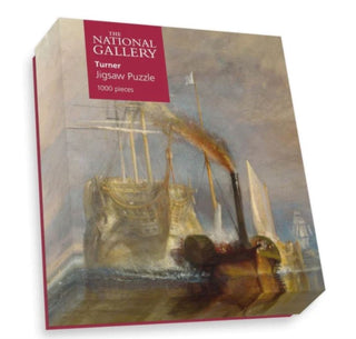 Supplemental image for 5056318150673 - National Gallery's The Fighting Temeraire tugged to her last berth to be broken up, 1838 1000 Piece Puzzle