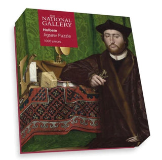 Cover image for 5056318150697 - National Gallery's Jean de Dinteville and Georges de Selve ('The Ambassadors') 1000 Piece Puzzle