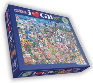 Supplemental image for 5056318151007 - I Love GB Too - 1000 Piece Puzzle