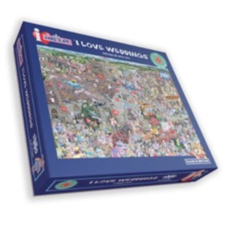 Cover image for 5056318151083 - Mike Jupp's I Love Weddings - 1000 Piece Puzzle