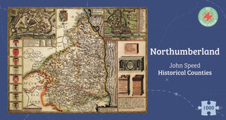 Supplemental image for 5060085100045 - Northumberland Historical 1610 Map 1000 Piece Puzzle