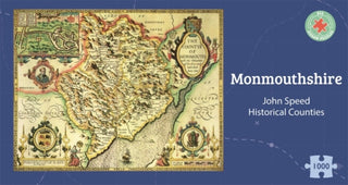 Supplemental image for 5060085100069 - Monmouthshire Historical 1610 Map 1000 Piece Puzzle