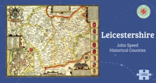 Cover image for 5060085100090 - Leicestershire Historical 1610 Map 1000 Piece Puzzle