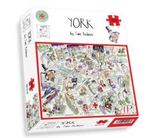 Supplemental image for 5060085101462 - Map of York Jigsaw 1000 Piece Puzzle