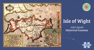 Cover image for 5060085106122 - Isle of Wight Historical 1610 Map 1000 Piece Puzzle