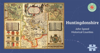 Cover image for 5060085106153 - Huntingdonshire Historical 1610 Map 1000 Piece Puzzle