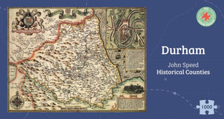 Supplemental image for 5060085106252 - Durham Historical 1610 Map 1000 Piece Puzzle