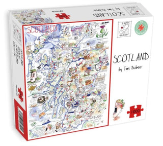 Supplemental image for 5060085107204 - Map of Scotland Jigsaw 1000 Piece Puzzle