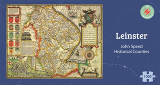 Cover image for 5060085107730 - Leinster Historical 1610 Map 1000 Piece Puzzle