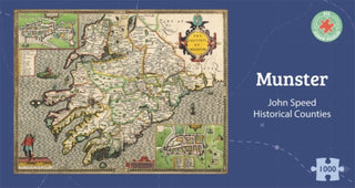 Cover image for 5060085107747 - Munster Historical 1610 Map 1000 Piece Puzzle