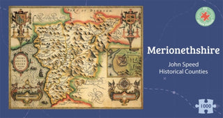 Supplemental image for 5060085107839 - Merionethshire Historical 1610 Map 1000 Piece Puzzle