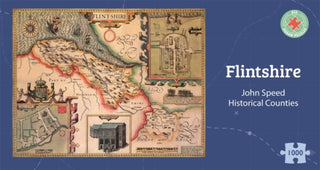 Cover image for 5060085107860 - Flintshire Historical 1610 Map 1000 Piece Puzzle