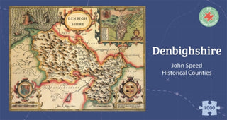 Supplemental image for 5060085107884 - Denbighshire Historical 1610 Map 1000 Piece Puzzle