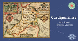 Cover image for 5060085107907 - Cardiganshire Historical 1610 Map 1000 Piece Puzzle
