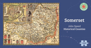 Cover image for 5060085109437 - Somerset Historical 1610 Map 1000 Piece Puzzle