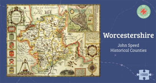 Cover image for 5060085109505 - Worcestershire Historical 1610 Map 1000 Piece Puzzle