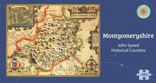 Cover image for 5060085109680 - Montgomeryshire Historical 1610 Map 1000 Piece Puzzle