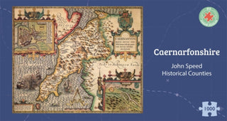 Cover image for 5060085109871 - Caernarfonshire Historical 1610 Map 1000 Piece Puzzle