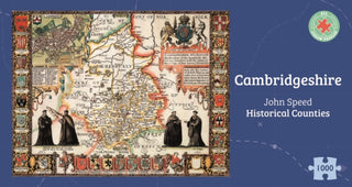 Cover image for 5060085109888 - Cambridgeshire Historical 1610 Map 1000 Piece Puzzle