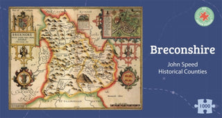 Supplemental image for 5060085109932 - Breconshire Historical 1610 Map 1000 Piece Puzzle
