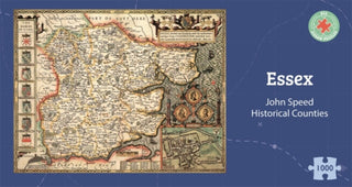 Supplemental image for 5060085109949 - Essex Historical 1610 Map 1000 Piece Puzzle