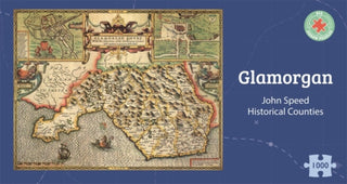 Supplemental image for 5060085109956 - Glamorgan Historical 1610 Map 1000 Piece Puzzle