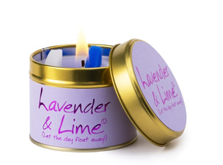Cover image for 5060142840242 - Lavender & Lime - Scented Tin Candle