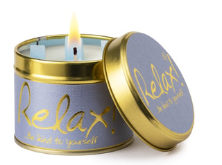 Cover image for 5060142842512 - Relax  - Scented Tin Candle