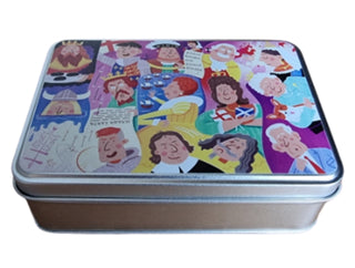 Supplemental image for 5060254670201 - History Heroes' KINGS & QUEENS Gift Tin