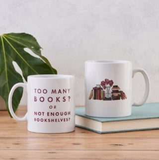Cover image for 5060434073518 - Funny 'Too Many Books' Relatable Mug