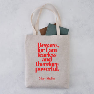 Supplemental image for 5060434073556 - Tote Bag - Beware For I Am Fearless