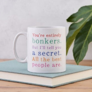 Cover image for 5060434073631 - Alice in Wonderland Gift - Bonkers Mug - Rainbow