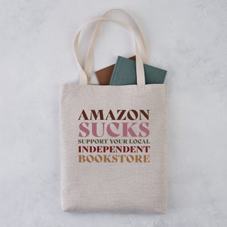 Supplemental image for 5060434073846 - Amazon Sucks Tote Bag