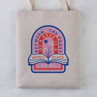 Supplemental image for 5060434074157 - Between The Pages Of A Book Tote Bag