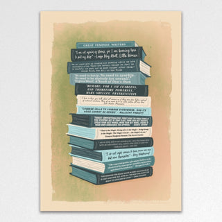 Supplemental image for 5060434074546 - Feminist Writers A3 Art Print