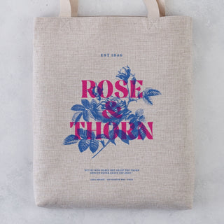 Supplemental image for 5060434074584 - Bronte Tote Bag - Rose And Thorn