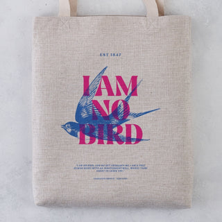 Supplemental image for 5060434074591 - Bronte Tote Bag - I Am No Bird