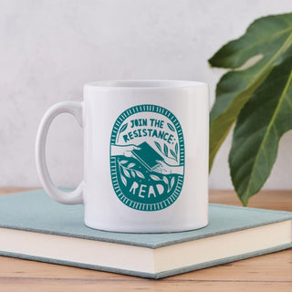 Supplemental image for 5060434074850 - Join the Resistance. Read. - Literary Mug