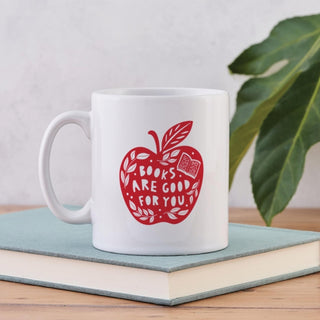 Supplemental image for 5060434074867 - Books are good for you - Literary Mug